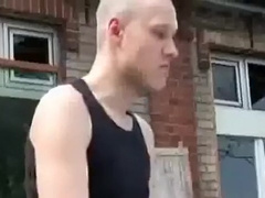 Outdoor Bareback Fuck Wearing Black Boots