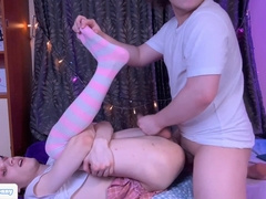 adorable femboy ejaculates when he gets penetrated