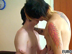 Drake Blaize & Joshos Bourne enjoy in deep and hard ass-fuck ban