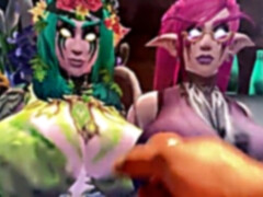 Night Elf fucksluts beg For jizm (World of Warcraft)