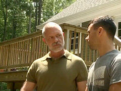 elderly man Getting An Education