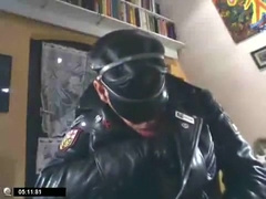 Cum in full Leather 1