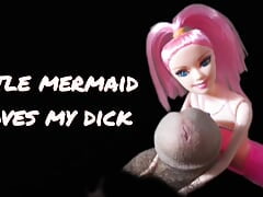 Little mermaid loves my dick