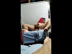 Young Chilean masturbating and moaning
