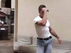 Sexy gays dancing