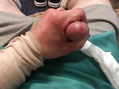 Little White Penis Hands-Free Ruined Cumshot