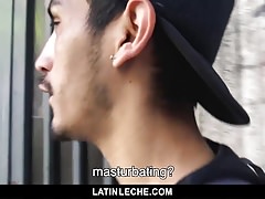 LatinLeche - Sweet latin guy on the street tricked into fuck