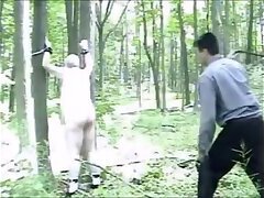 Spanked in the woods outdoors Toronto Canada