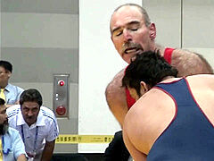 Mature daddy Greco-Roman grappling . India vs. Czech Repub.