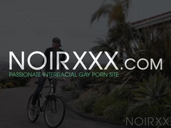 Blonde Zach Covington indulges in eating my cock before I punishes his hungry butt