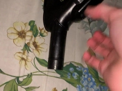 moist wild twunk femboy plays with a vacuum cleaner while no one is home