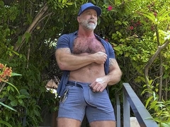 Old man Lance Charger fucked by a slightly younger man