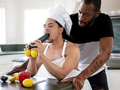 FUcking in the kitchen with Armond Rizzo and August Alexander