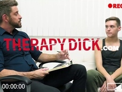 Fit boy, old and young, asslicking