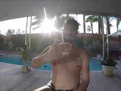 Deaf sign language, my figure, trouser snake, knob, cum-shot