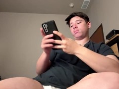 Playing with a toy while getting off