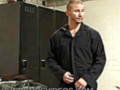 Janitor overpowers this guy and ties him up for perverse games