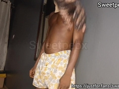 Super hot African bottom deep throating black manhood - sweetpebx