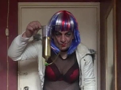 who wants to pack my piss tube up with there urinate so i the sissy urinate swallower can drink it