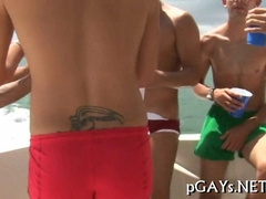 Gays get wild with Orgy & Covet in Homsexual Stud Orgy