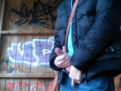 German Stud Public Park Jerk And Cum 3