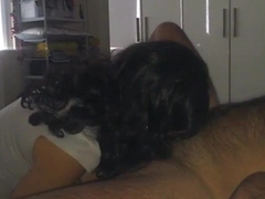 Amateur CD sucks married guy 2