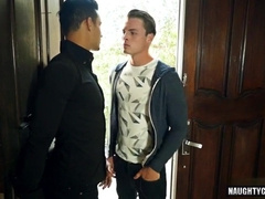 Watch Three Latin Guys Take Turns Stuffing Cumshot in Brazilian Queer Threesome