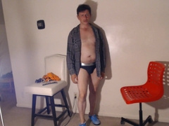 California Otter Gets Bare & Strokes His Jizz-Shotgun!