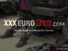 Twinks Dylan Thorne and Olly Tayler use raging boners to breed