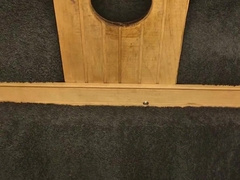 Dual Handsfree Ballbusted Jism, Ball Sack Linked to Board