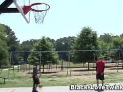 Watch this wild interracial anal with a black dude pulverizing a white dude's ass