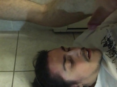 Wanking, selfsucking and getting cum load in mouth 8