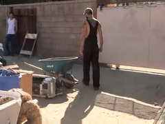 Smoking Stepson Gets Caught By Step dad and Barebacked