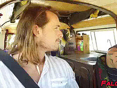 Jock barebacked and spitroasted after having his manmeat fellated