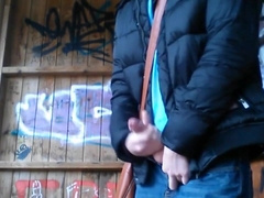 German Fellow Public Park Fap And Jizz (Rainy Day Jordan)