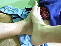 Gay 4k video, feet and shoes, cumshot on feet