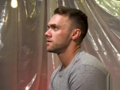 Bound stud gets humiliated and edged