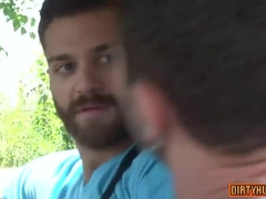 Watch these hot guys get their asses stretched and facialized in a wild anal Orgy