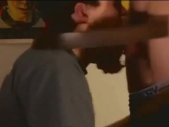 Drilling buddys facehole superb and jism on his face