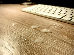 The guy in the room masturbates in the chair to a hot gay porn and cum on the table