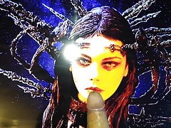 CUM TRIBUTE GOTH GIRL MAGNIFICENT CYBER CROWN (LUIS ROYO)