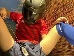 Soccer player injures himself while jerking off