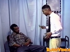 Hard-bodied men enjoy deep throat action