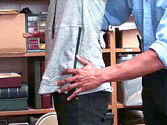 heterosexual Stupid Teen punished gay Way By Cop For Stealing