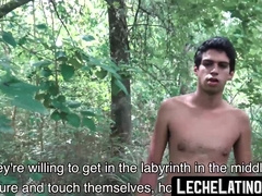 LecheLatinos.com - First-ever timer Latino's moist wood and jizz-packed hatch practice