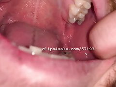 Mouth Fetish - Ted Teeth and Tongue Up Close Video 1