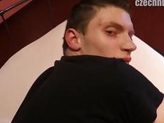 Czech student gets a good trashing in the dorm
