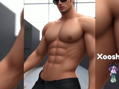 Sumptuous men with monstrous stiffys