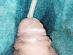 Tiny Bisexual  Cock pissing good stream
