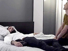 Gay stepdad penetrates him raw